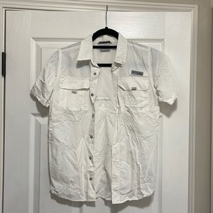 Columbia Women's White Button Down Shirt